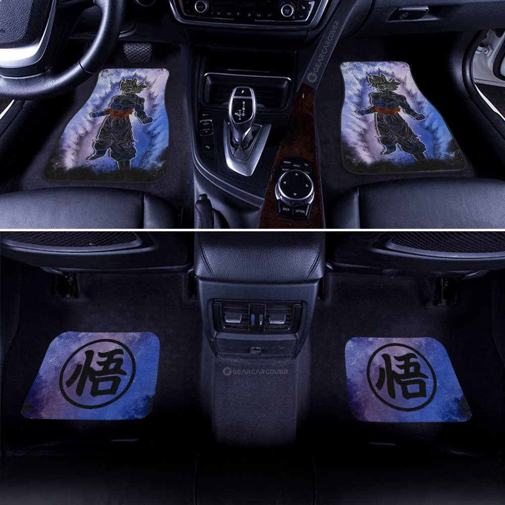 Goku Ultra Instinct Car Floor Mats Custom Anime Car Accessories - Gearcarcover - 2