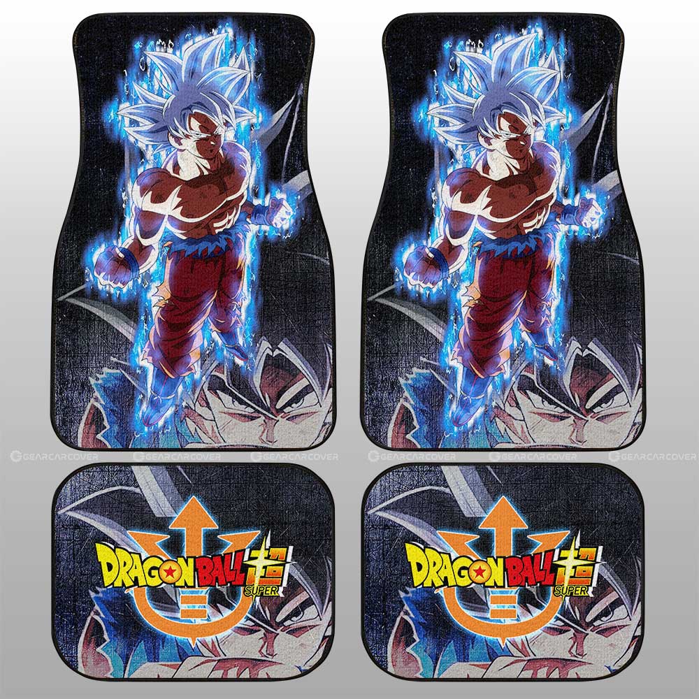 Goku Ultra Instinct Car Floor Mats Custom Car Accessories - Gearcarcover - 1