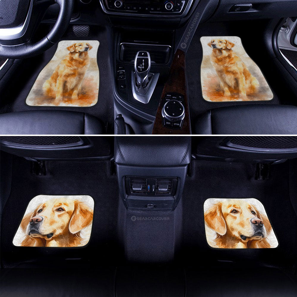 Golden Retriever Car Floor Mats Custom Car Accessories - Gearcarcover - 2
