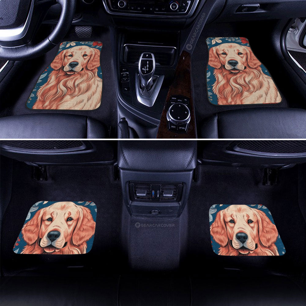 Golden Retriever Car Floor Mats Custom Car Accessories - Gearcarcover - 2