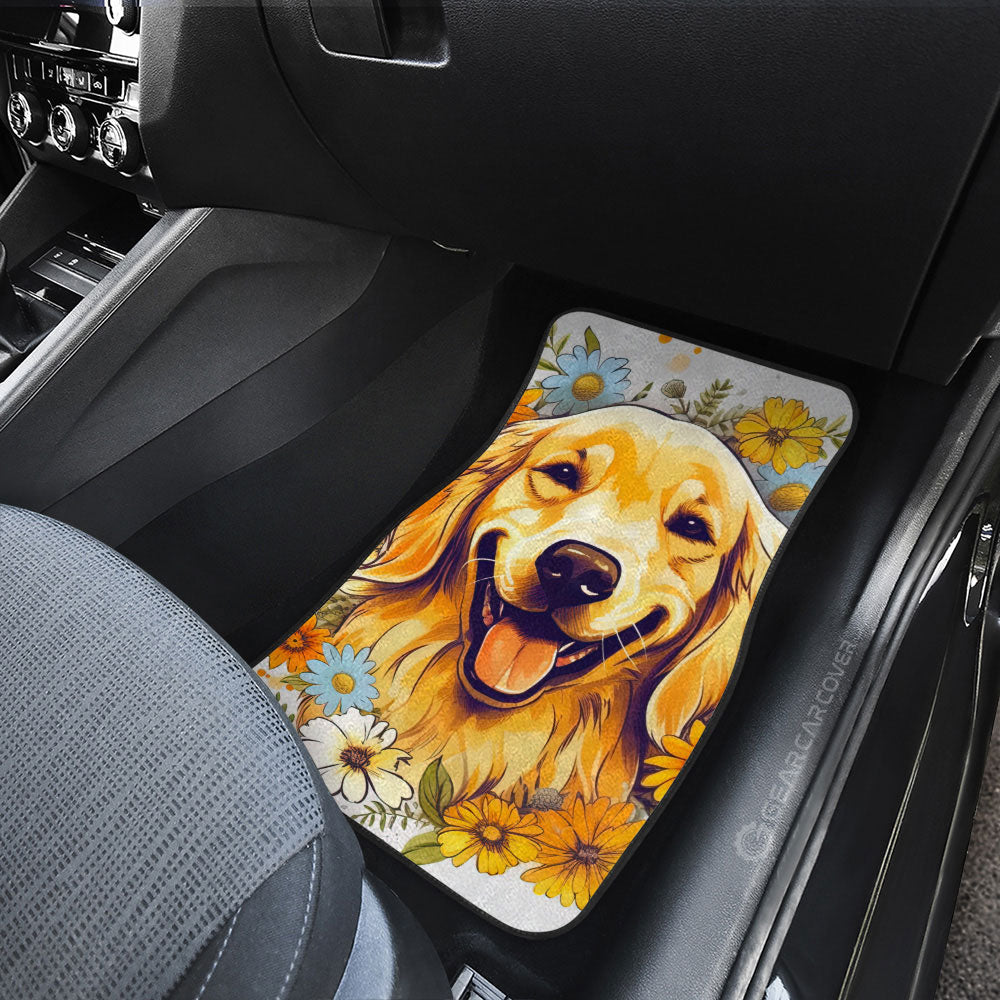 Golden Retriever Car Floor Mats Custom Car Accessories - Gearcarcover - 3