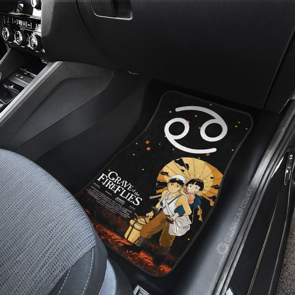 Grave Of The Fireflies Car Floor Mats Custom Car Accessories - Gearcarcover - 3