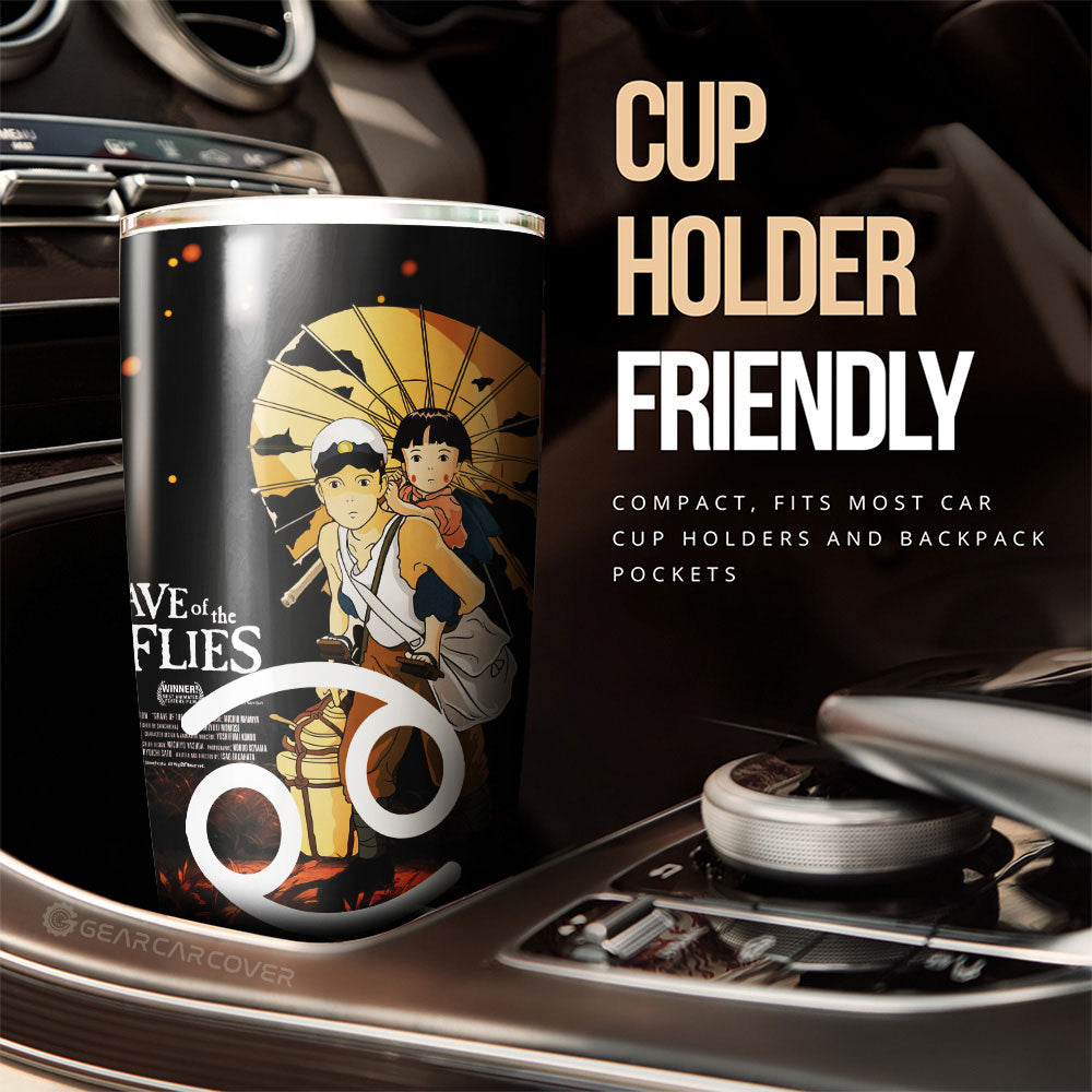 Grave Of The Fireflies Tumbler Cup Custom Car Accessories - Gearcarcover - 3