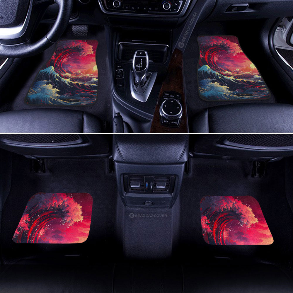 Great Wave Kanagawa Car Floor Mats Custom Car Accessories - Gearcarcover - 2