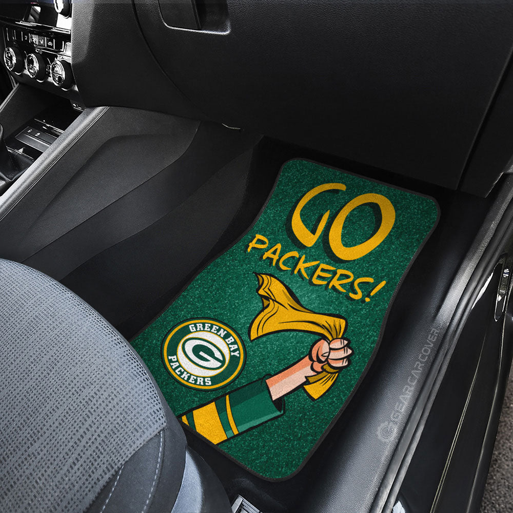 Green Bay Packers Car Floor Mats Custom Car Accessories - Gearcarcover - 3