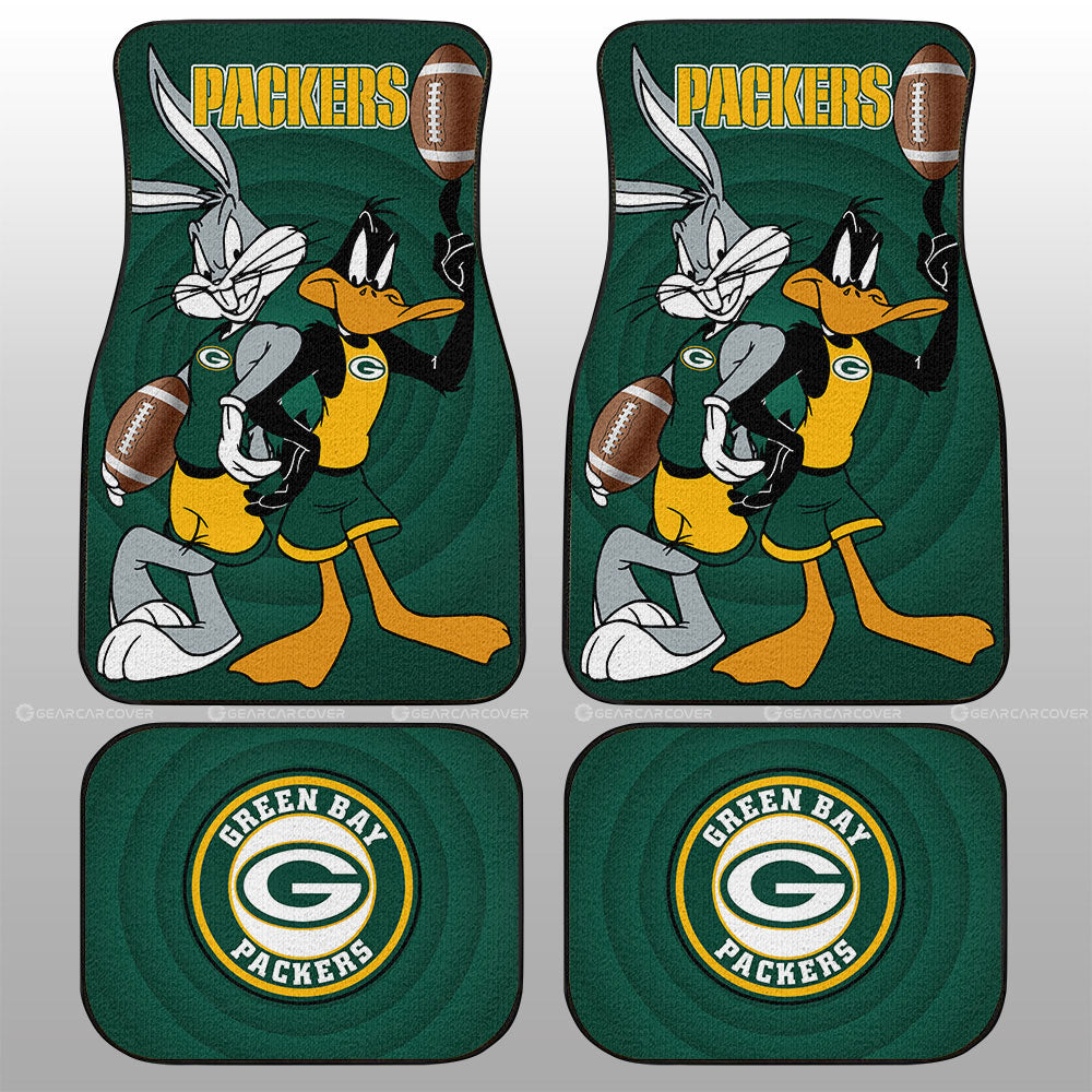 Green Bay Packers Car Floor Mats Custom Car Accessories - Gearcarcover - 1