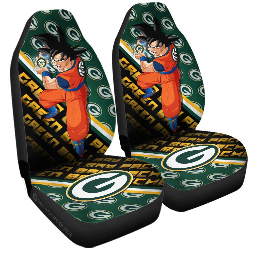 Green Bay Packers Car Seat Covers Goku Car Accessories For Fans - Gearcarcover - 3