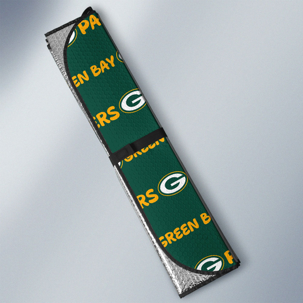 Green Bay Packers Car Sunshade Sporty Team Collection - Gearcarcover - 3