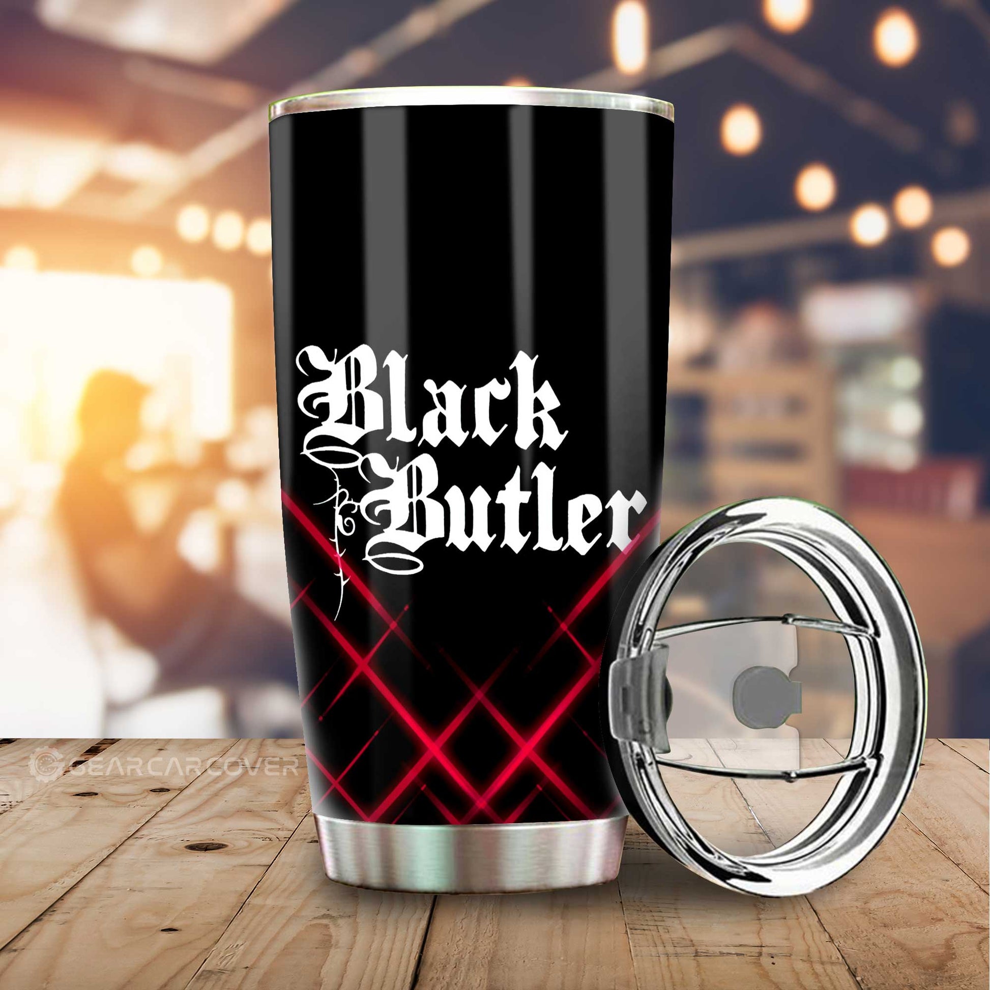 Grell Sutcliff Tumbler Cup Custom Black Butler Car Accessories - Gearcarcover - 2