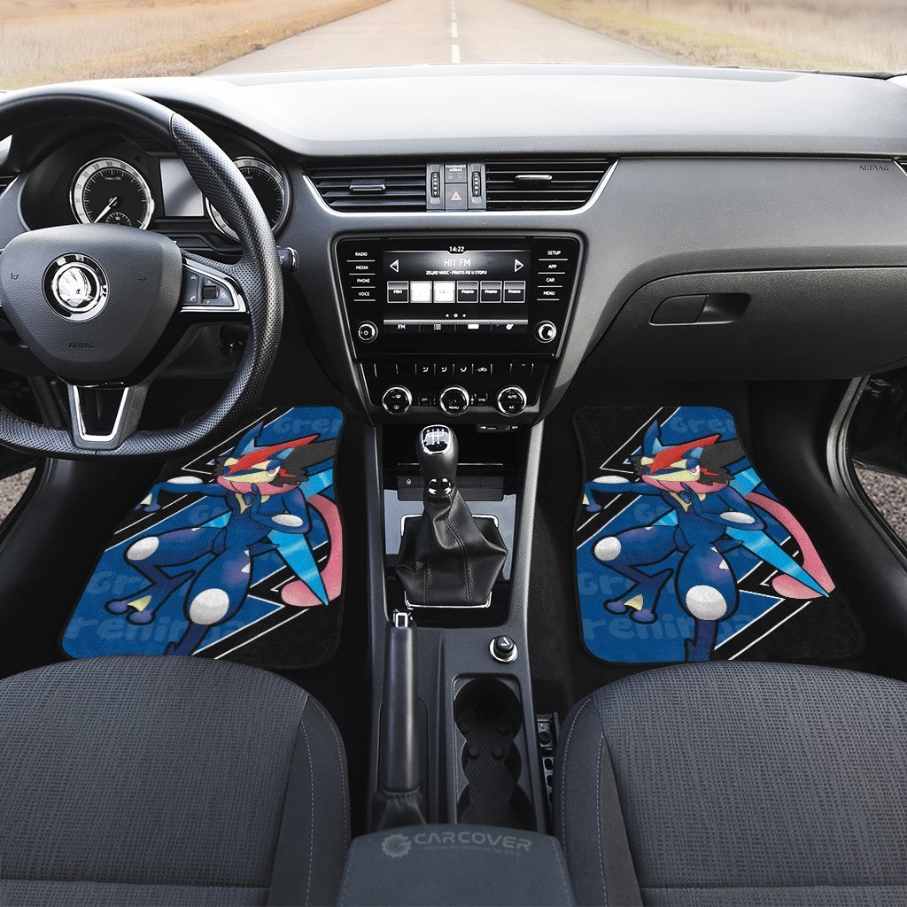 Greninja Car Floor Mats Custom Anime Car Interior Accessories - Gearcarcover - 3