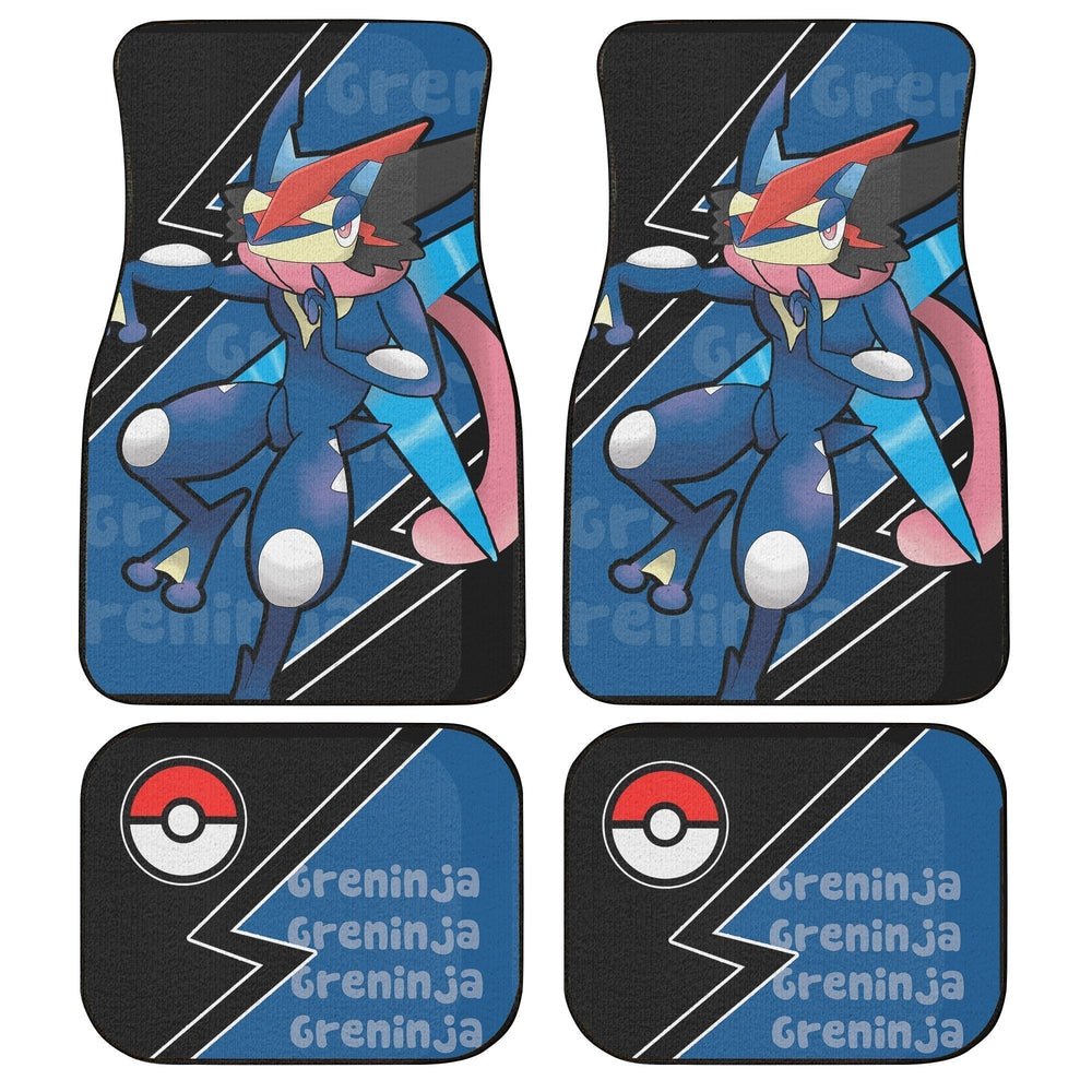 Greninja Car Floor Mats Custom Anime Car Interior Accessories - Gearcarcover - 1