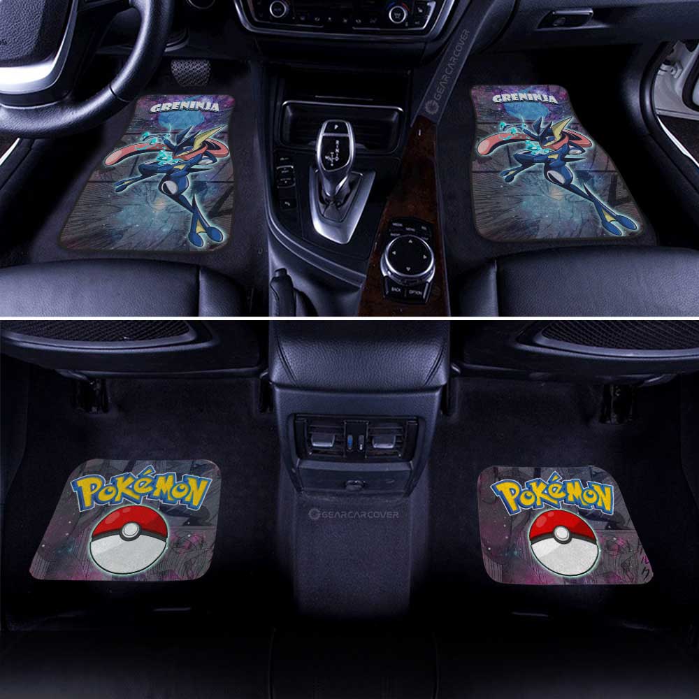 Greninja Car Floor Mats Custom Anime Galaxy Manga Style - Gearcarcover - 3