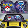 Greninja Car Sunshade Custom Anime Galaxy Manga Style - Gearcarcover - 1