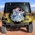 Greninja Evolution Spare Tire Cover Custom Anime - Gearcarcover - 2