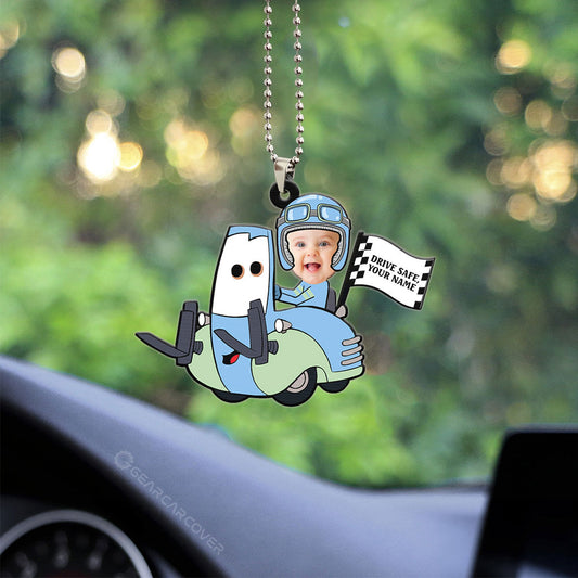 Guido Ornament Personalized Baby With Helmet Collection - Gearcarcover - 2