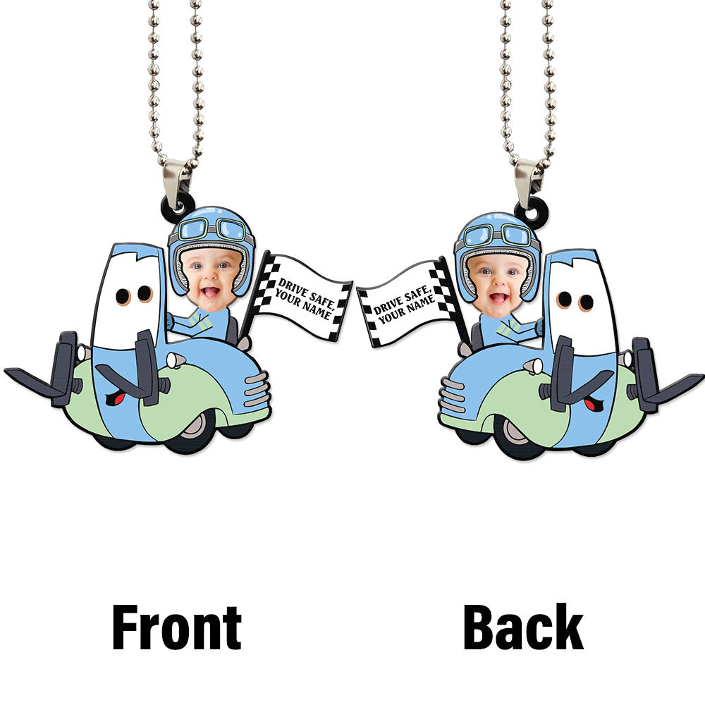 Guido Ornament Personalized Baby With Helmet Collection - Gearcarcover - 4