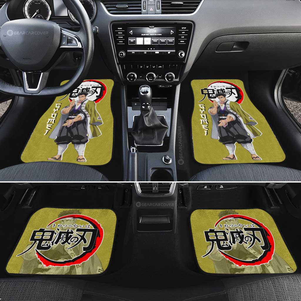 Gyomei Himejima Car Floor Mats Custom Demon Slayer Anime Car Accessories - Gearcarcover - 2