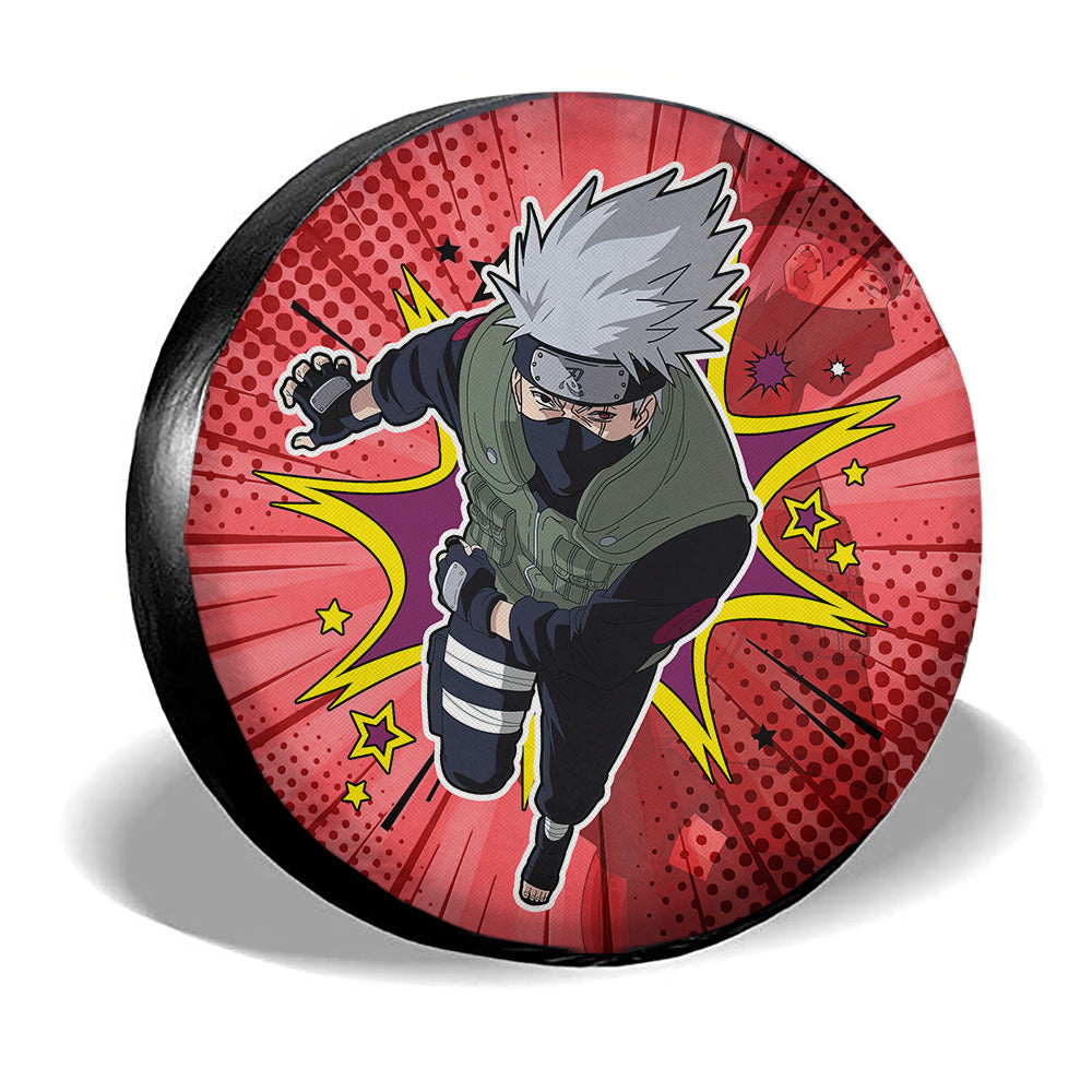 Hatake Kakashi Spare Tire Covers Custom Anime Car Accessories - Gearcarcover - 3