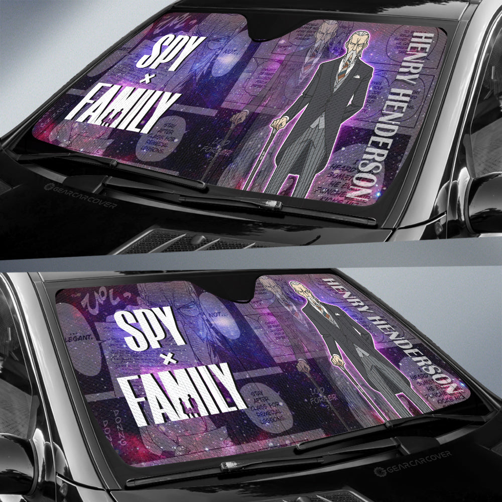 Henry Henderson Car Sunshade Custom Car Accessories Manga Galaxy Style - Gearcarcover - 2