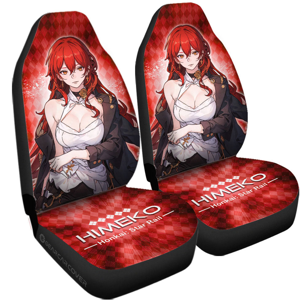 Himeko Car Seat Covers Custom Honkai Star Rail Car Accessories - Gearcarcover - 3