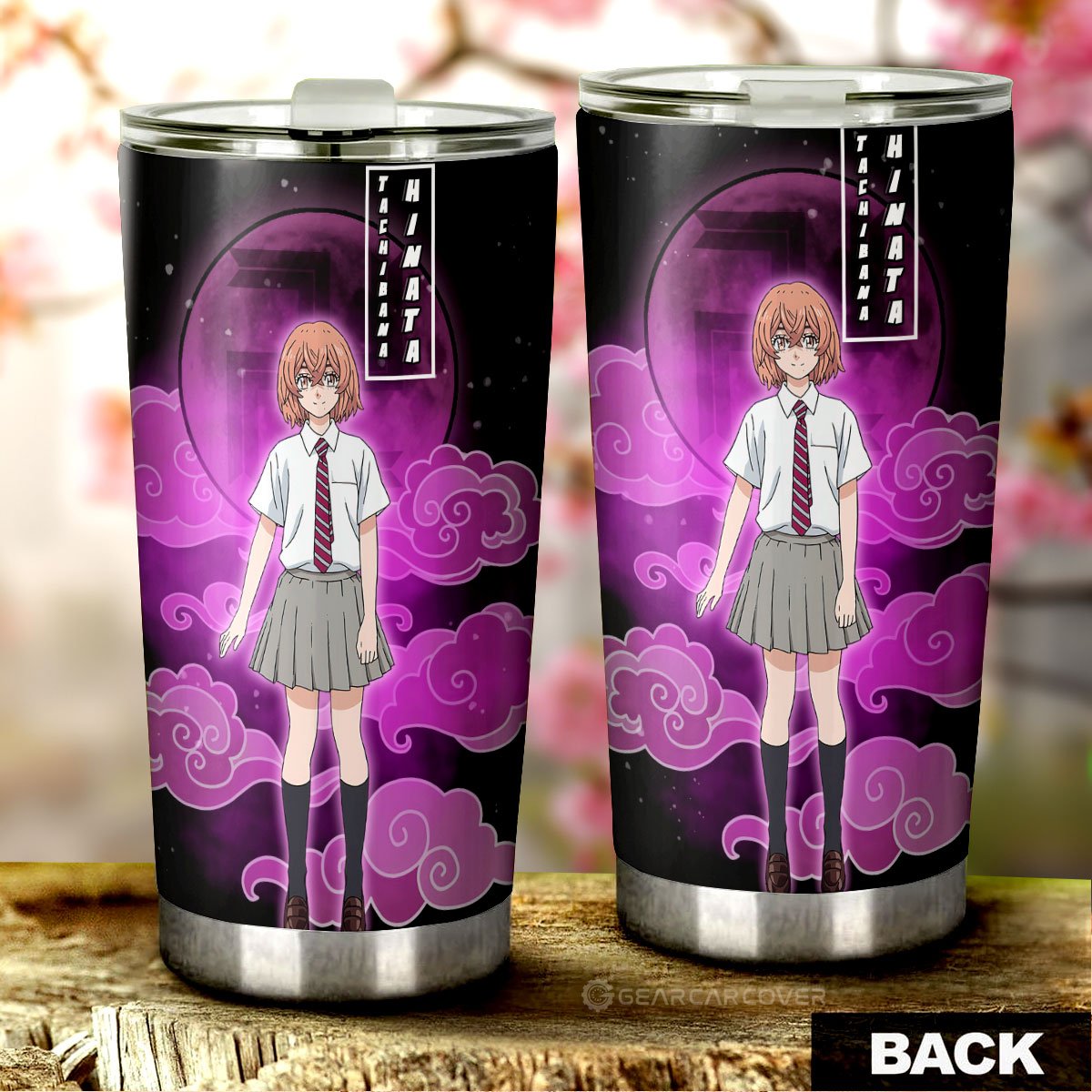 Hinata Tachibana Tumbler Cup Custom Tokyo Reverngers Car Interior Accessories - Gearcarcover - 3