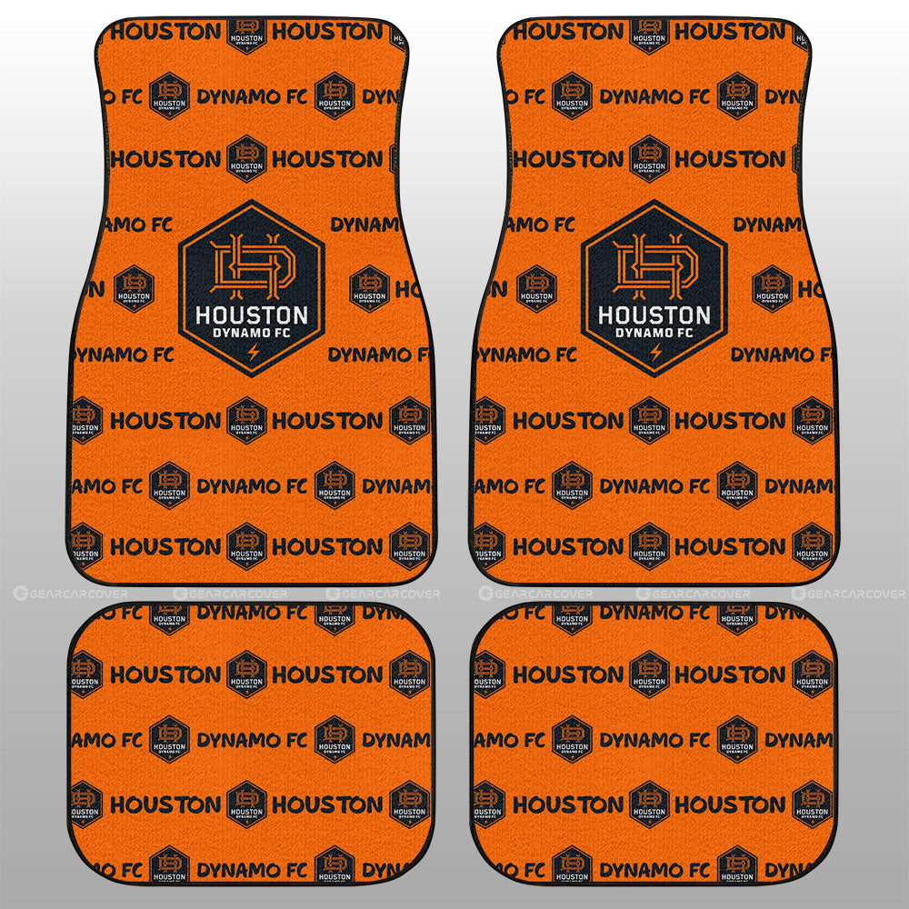 Houston Dynamo FC Car Floor Mats Sporty Team Collection - Gearcarcover - 1