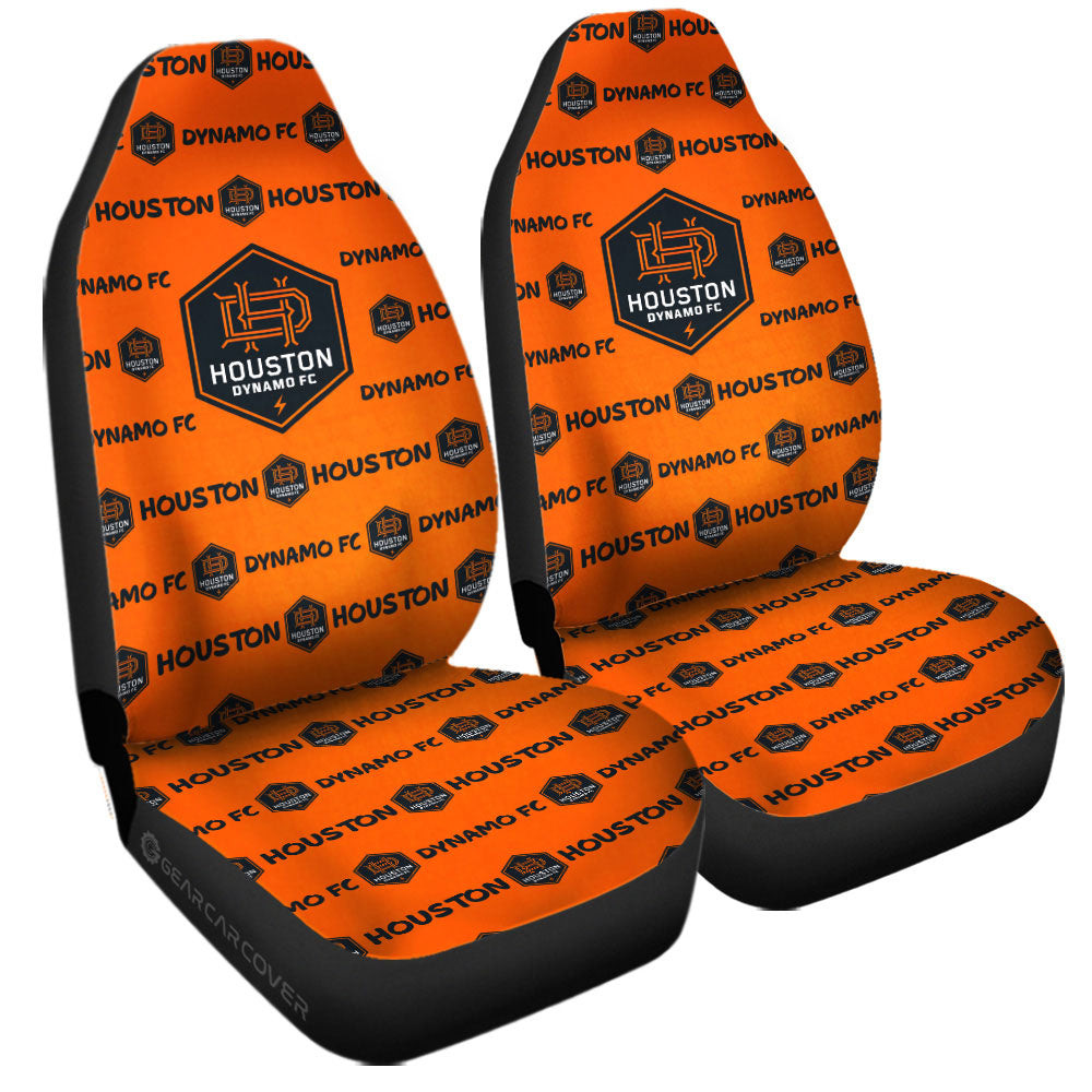 Houston Dynamo FC Car Seat Covers Sporty Team Collection - Gearcarcover - 3