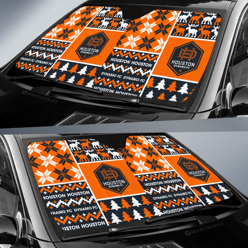 Houston Dynamo FC Car Sunshade Custom Ugly Style Car Accessories - Gearcarcover - 2