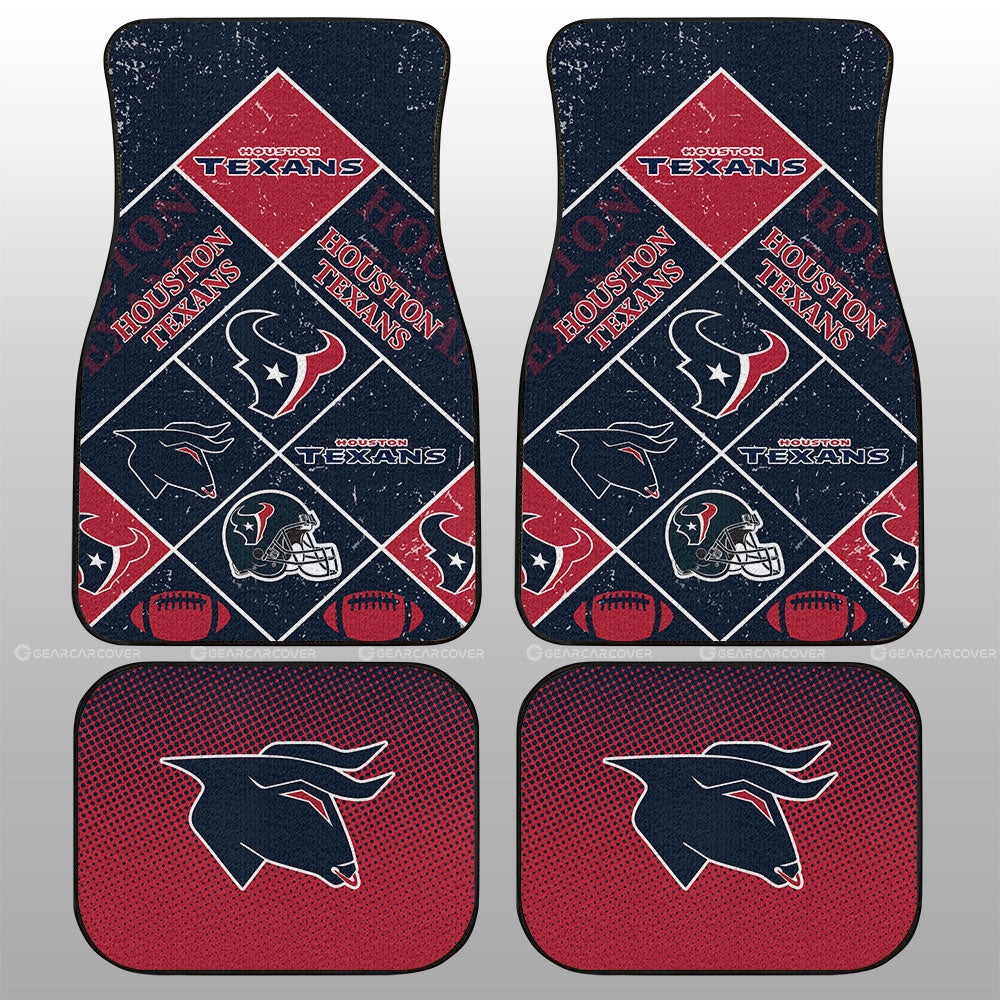 Houston Texans Car Floor Mats Sporty Team Collection - Gearcarcover - 1