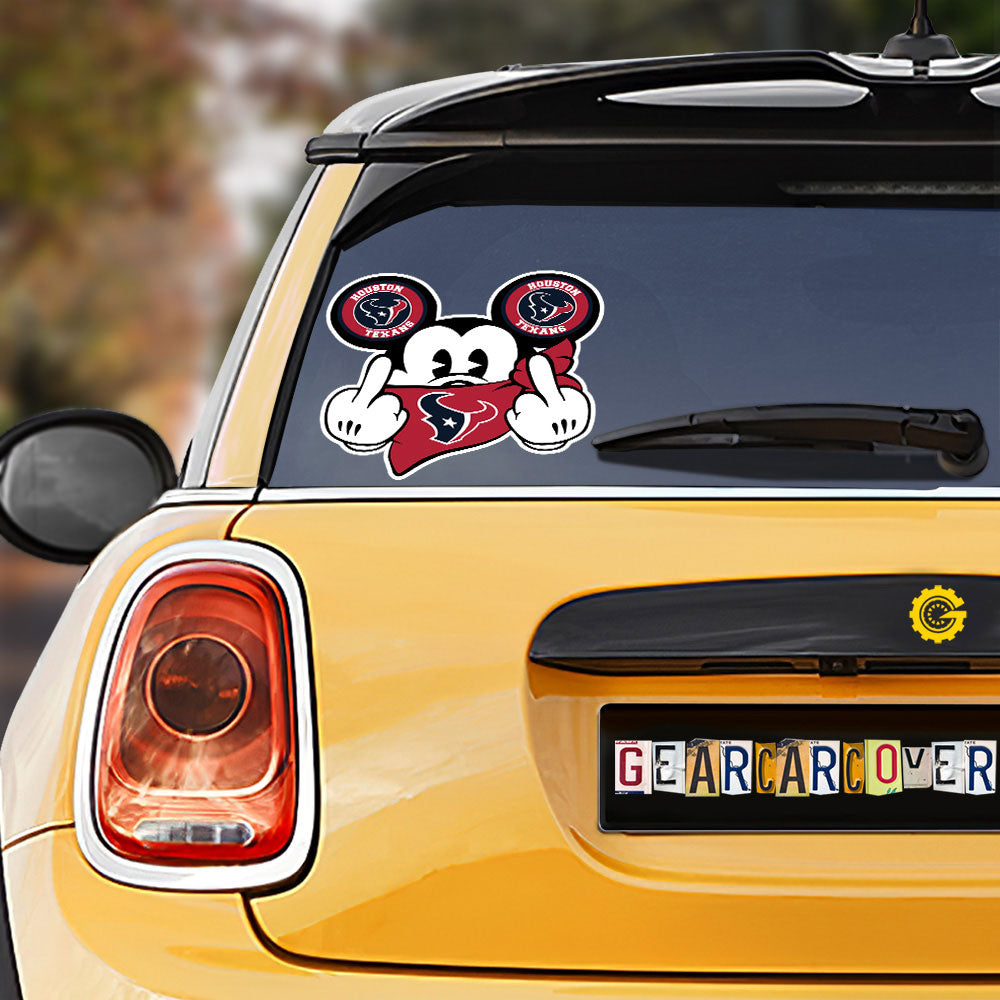 Houston Texans Car Sticker Custom Car Accessories - Gearcarcover - 1