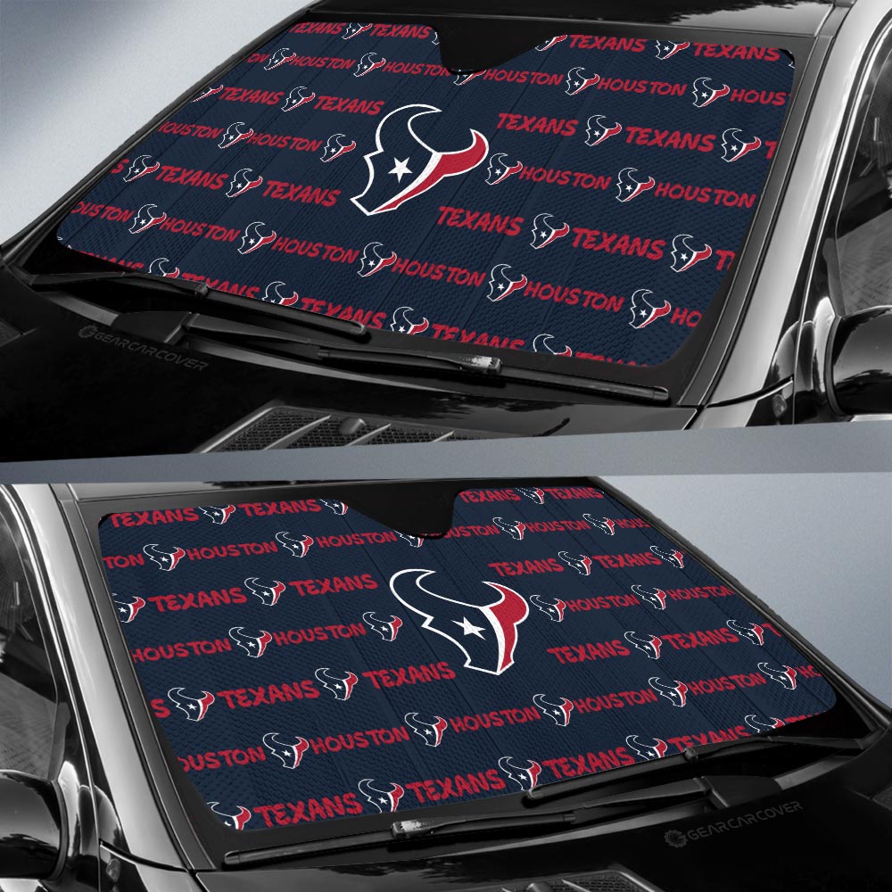 Houston Texans Car Sunshade Sporty Team Collection - Gearcarcover - 2