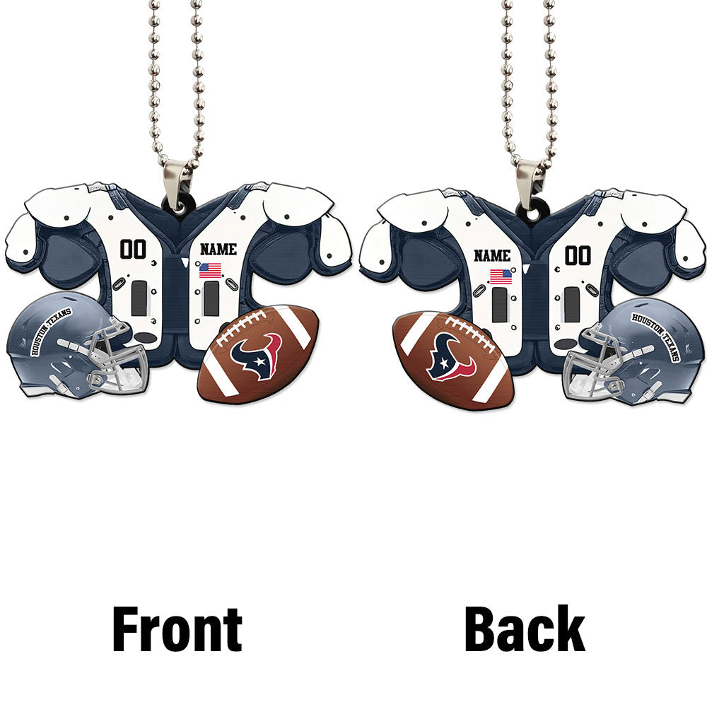 Houston Texans Ornament Personalized Uniforms Collection - Gearcarcover - 4