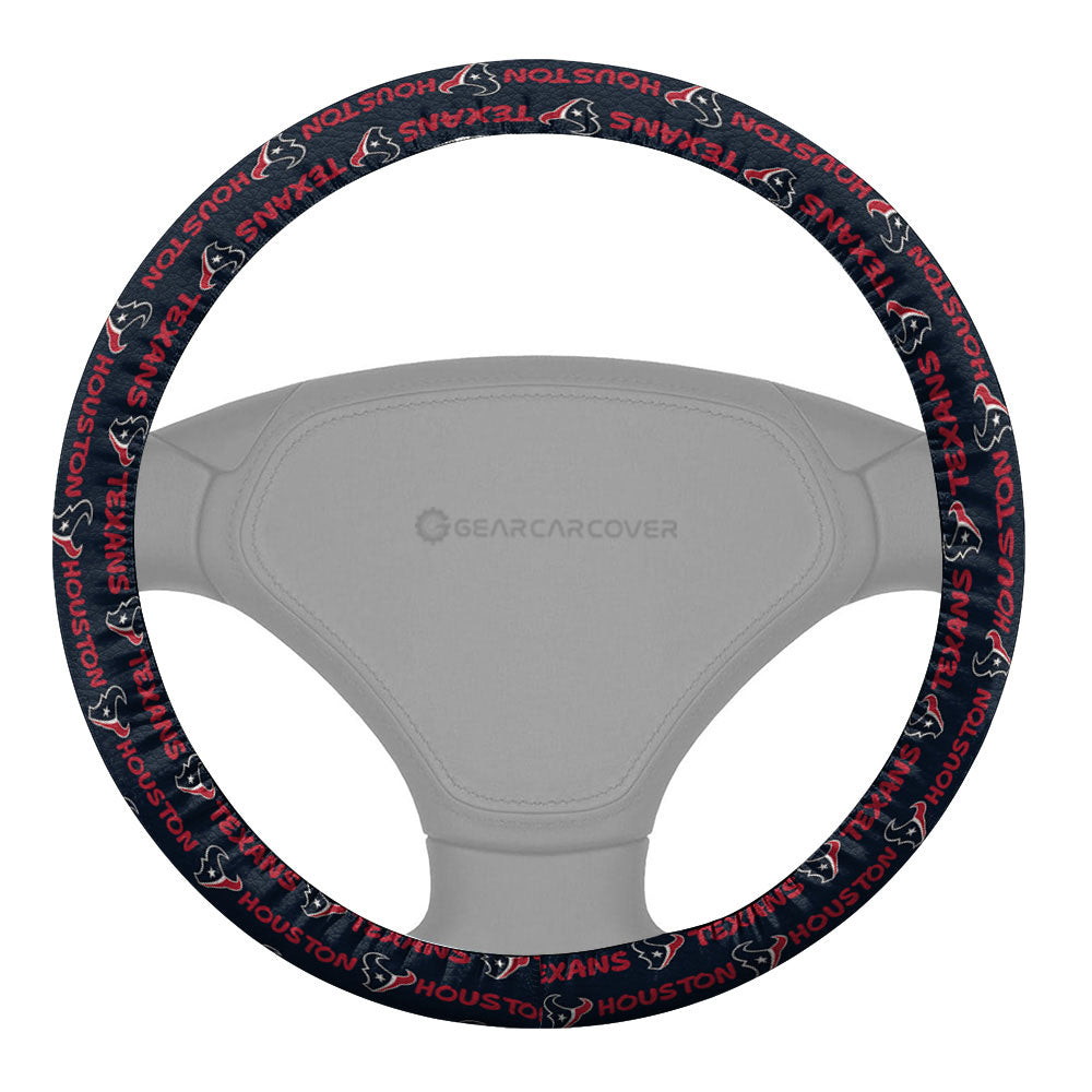Houston Texans Steering Wheel Cover Sporty Team Collection - Gearcarcover - 2