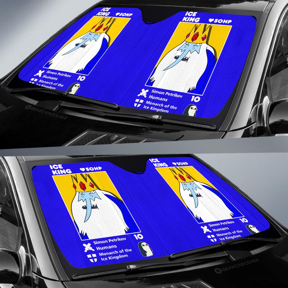 Ice King Car Sunshade Custom Adventure Time Car Accessories - Gearcarcover - 2