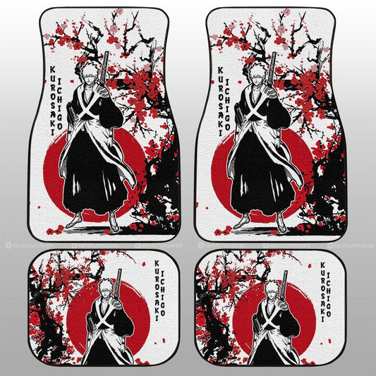 Ichigo Kurosaki Car Floor Mats Custom Japan Style Bleach Car Interior Accessories - Gearcarcover - 2