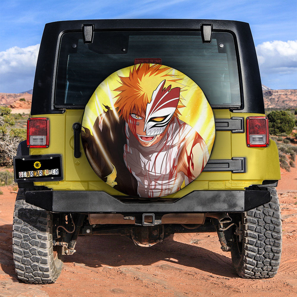 Ichigo Kurosaki Spare Tire Covers Custom Bleach Car Accessories - Gearcarcover - 3