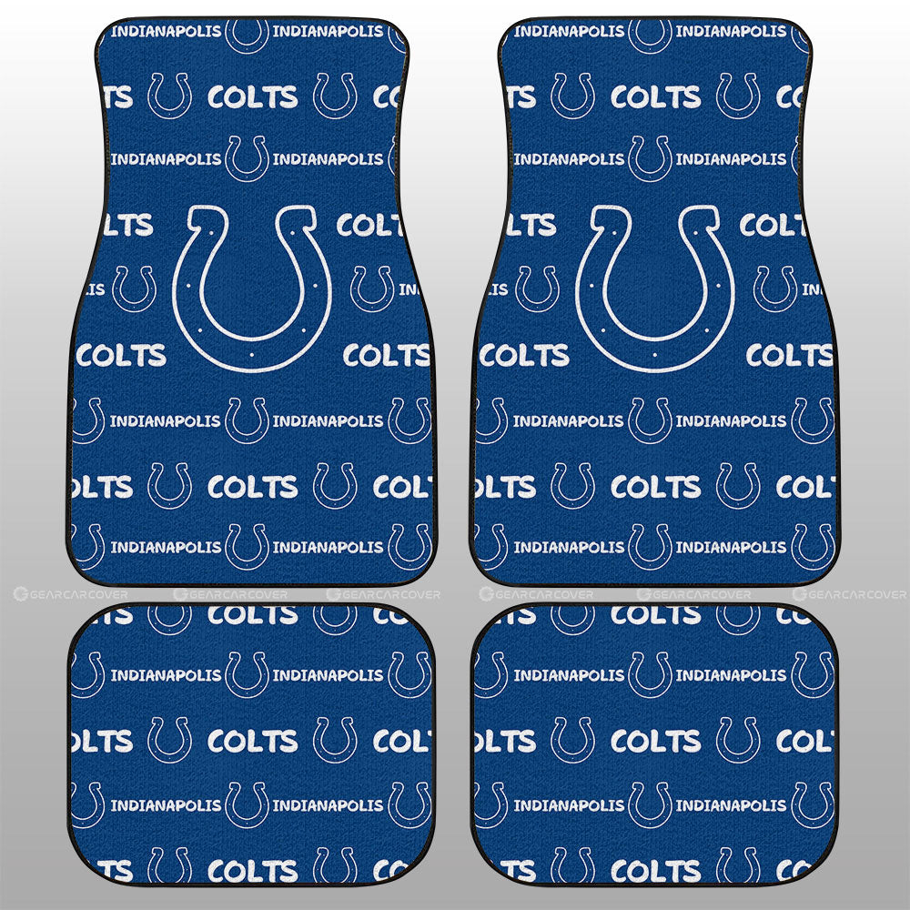 Indianapolis Colts Car Floor Mats Sporty Team Collection - Gearcarcover - 1