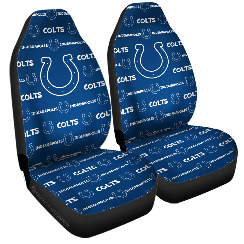 Indianapolis Colts Car Seat Covers Sporty Team Collection - Gearcarcover - 3