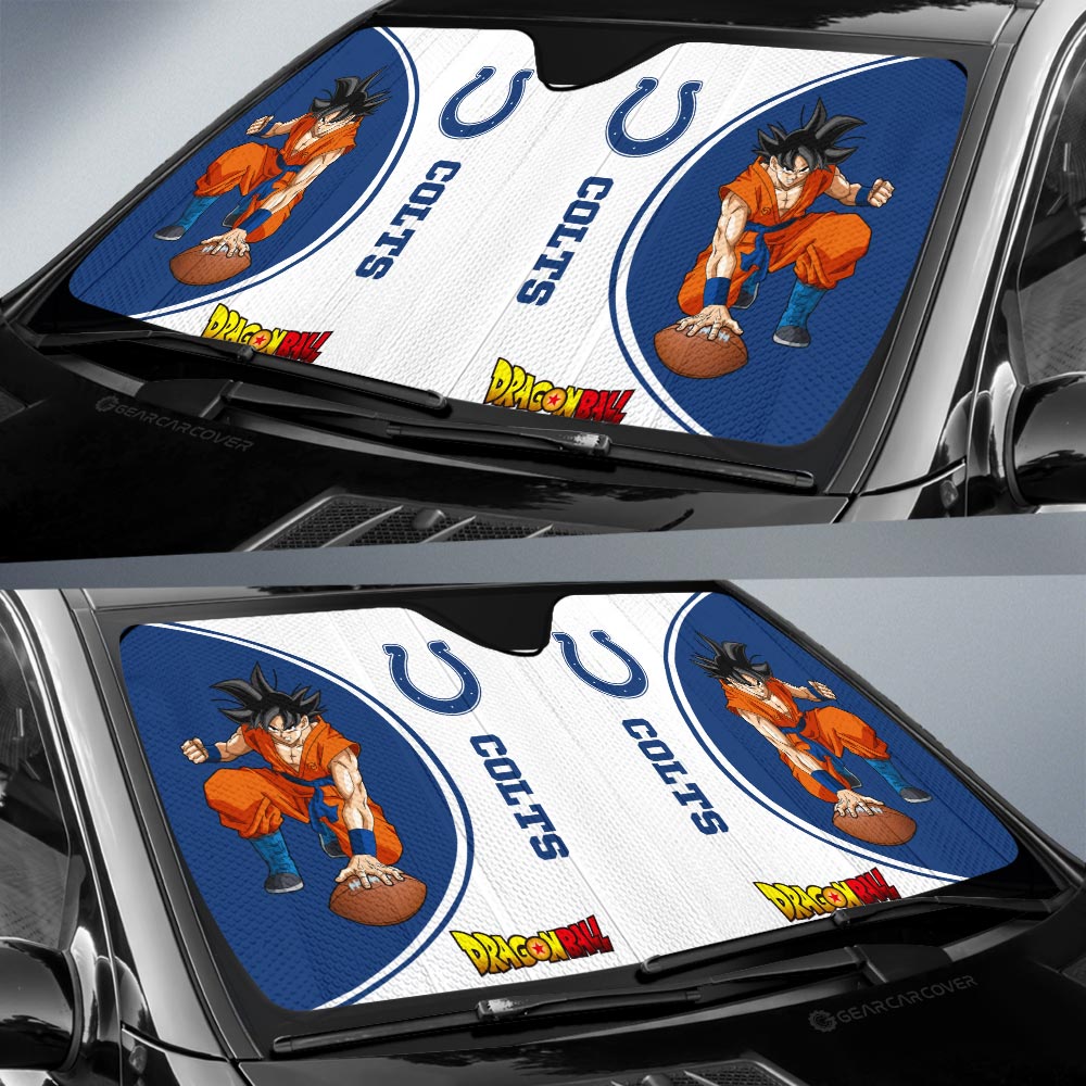 Indianapolis Colts Car Sunshade Custom Car Accessories For Fans - Gearcarcover - 2