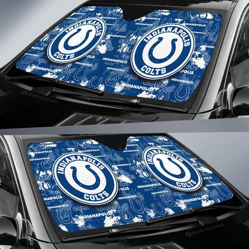 Indianapolis Colts Car Sunshade Custom Car Accessories - Gearcarcover - 2