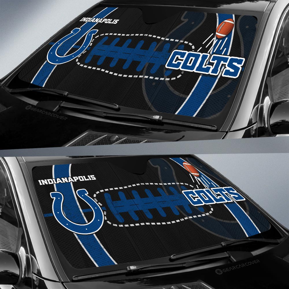 Indianapolis Colts Car Sunshade Custom Car Accessories - Gearcarcover - 2