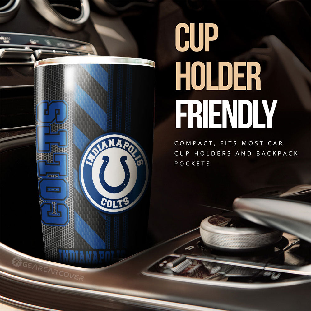 Indianapolis Colts Tumbler Cup Custom Car Accessories - Gearcarcover - 3