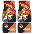 Infernape Car Floor Mats Custom Anime Car Interior Accessories - Gearcarcover - 1