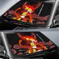 Infernape Car Sunshade Custom Anime Car Accessories For Anime Fans - Gearcarcover - 2