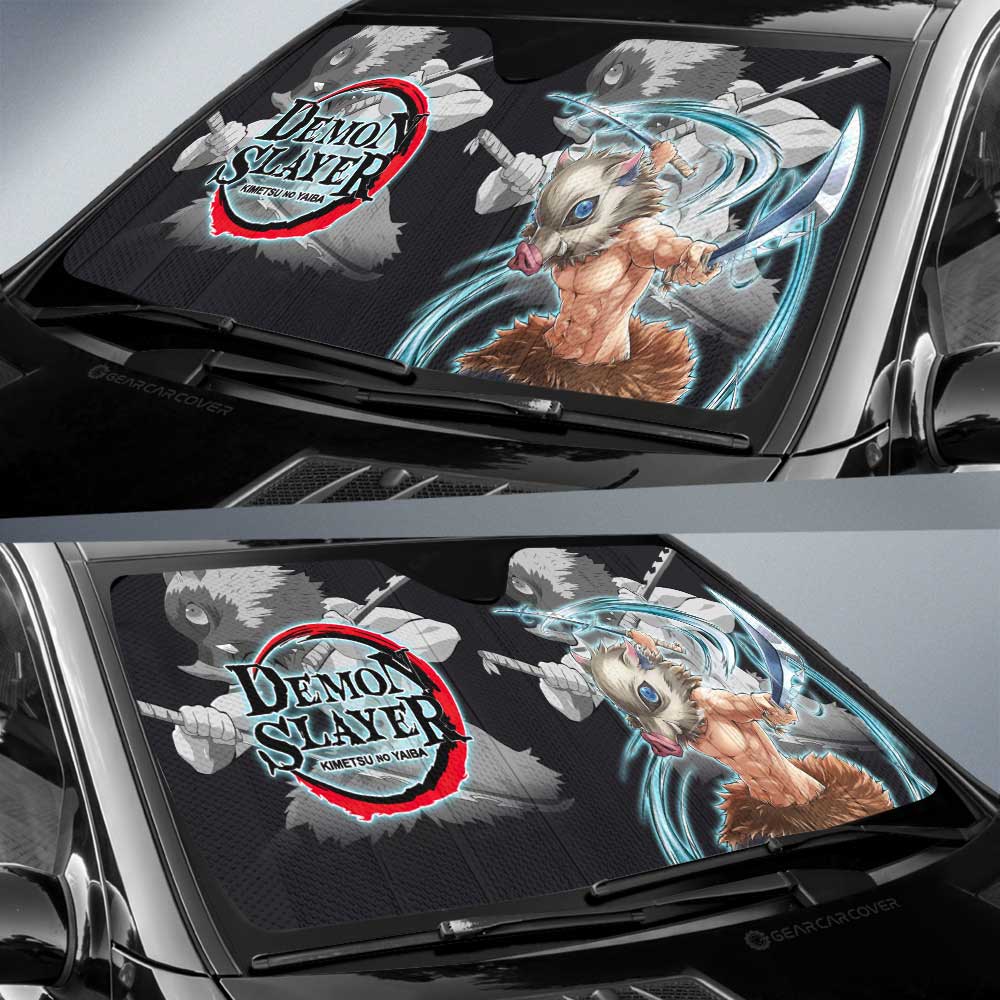 Inosuke Hashibira Car Sunshade Custom Car Accessories - Gearcarcover - 2