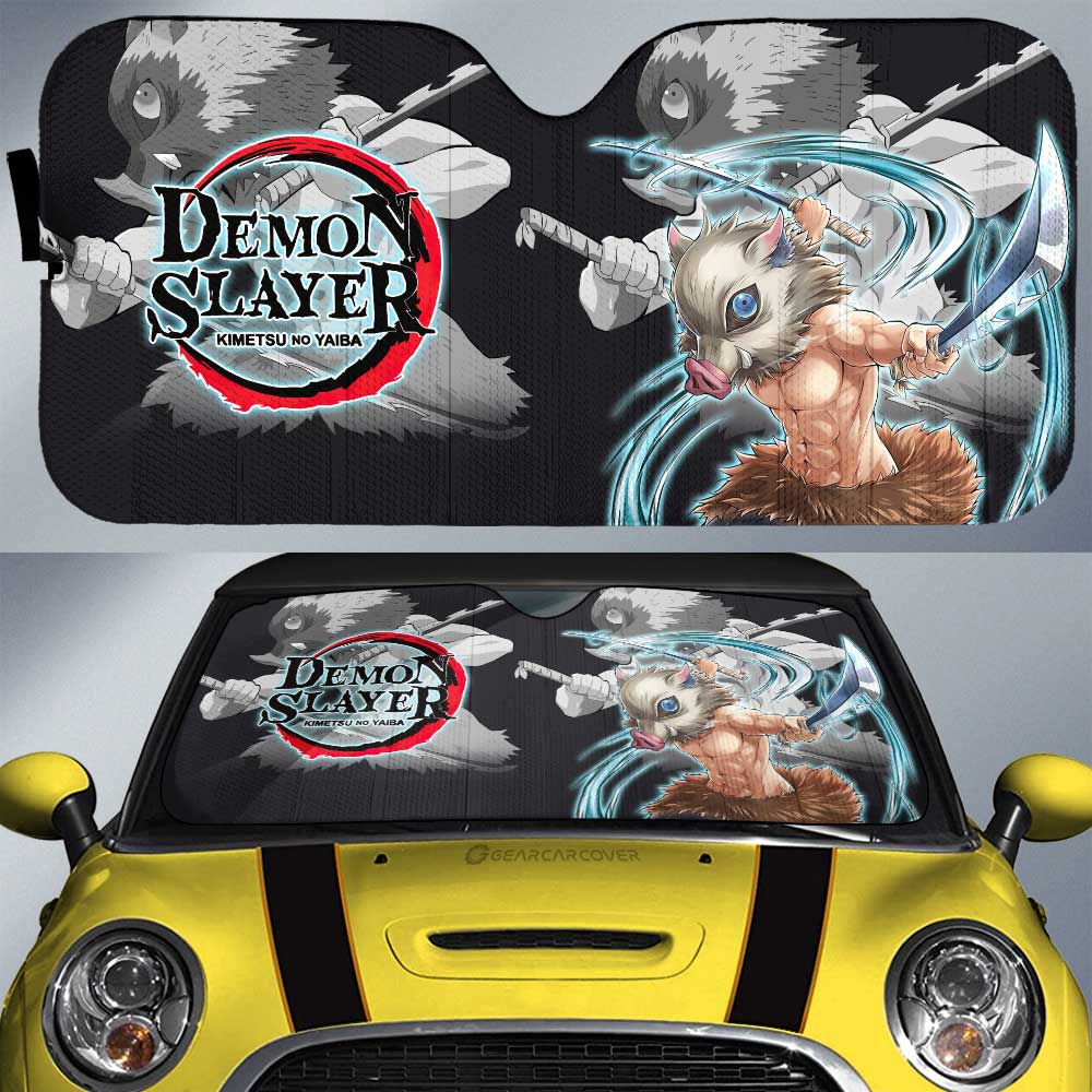 Inosuke Hashibira Car Sunshade Custom Car Accessories - Gearcarcover - 1