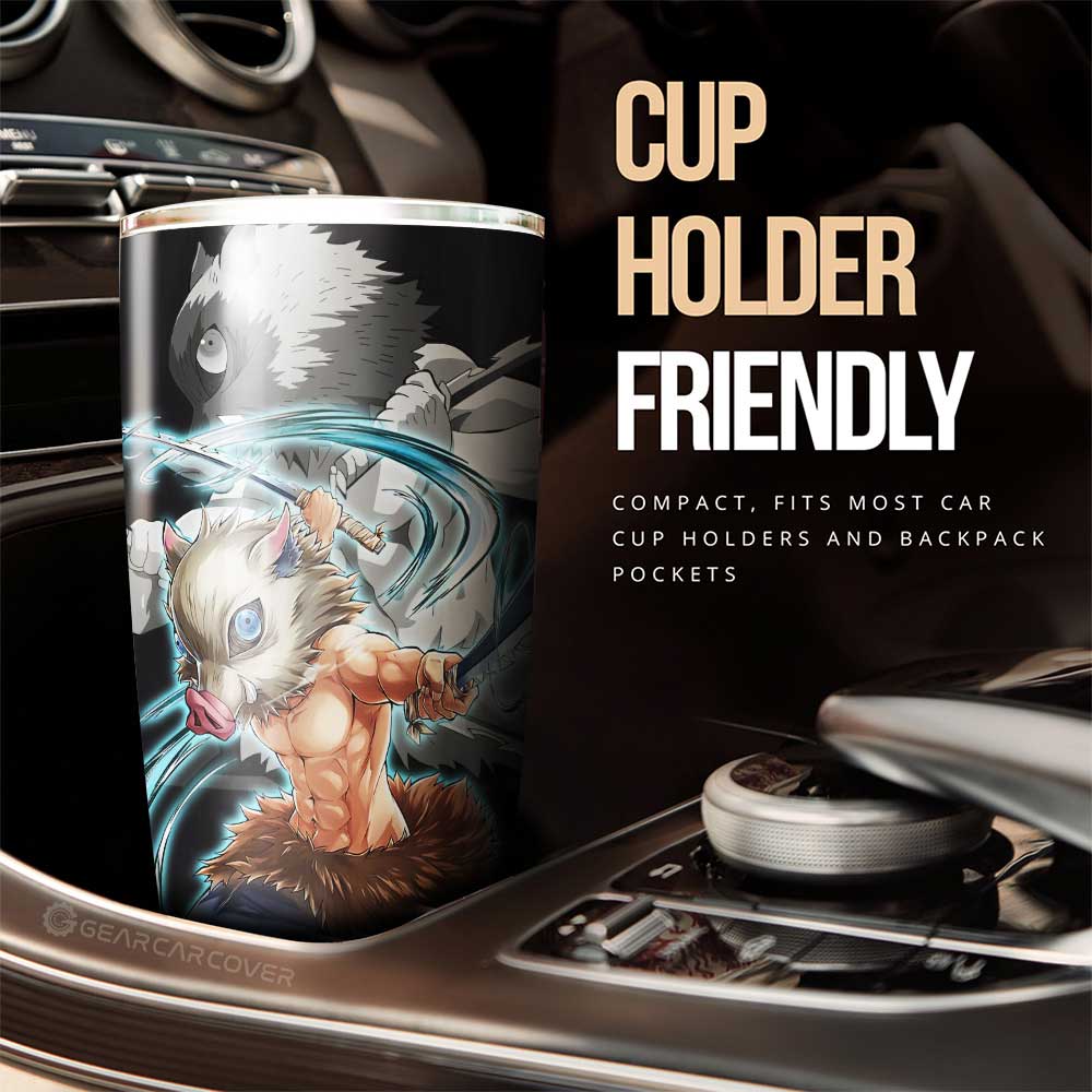 Inosuke Hashibira Tumbler Cup Custom Car Accessories - Gearcarcover - 3