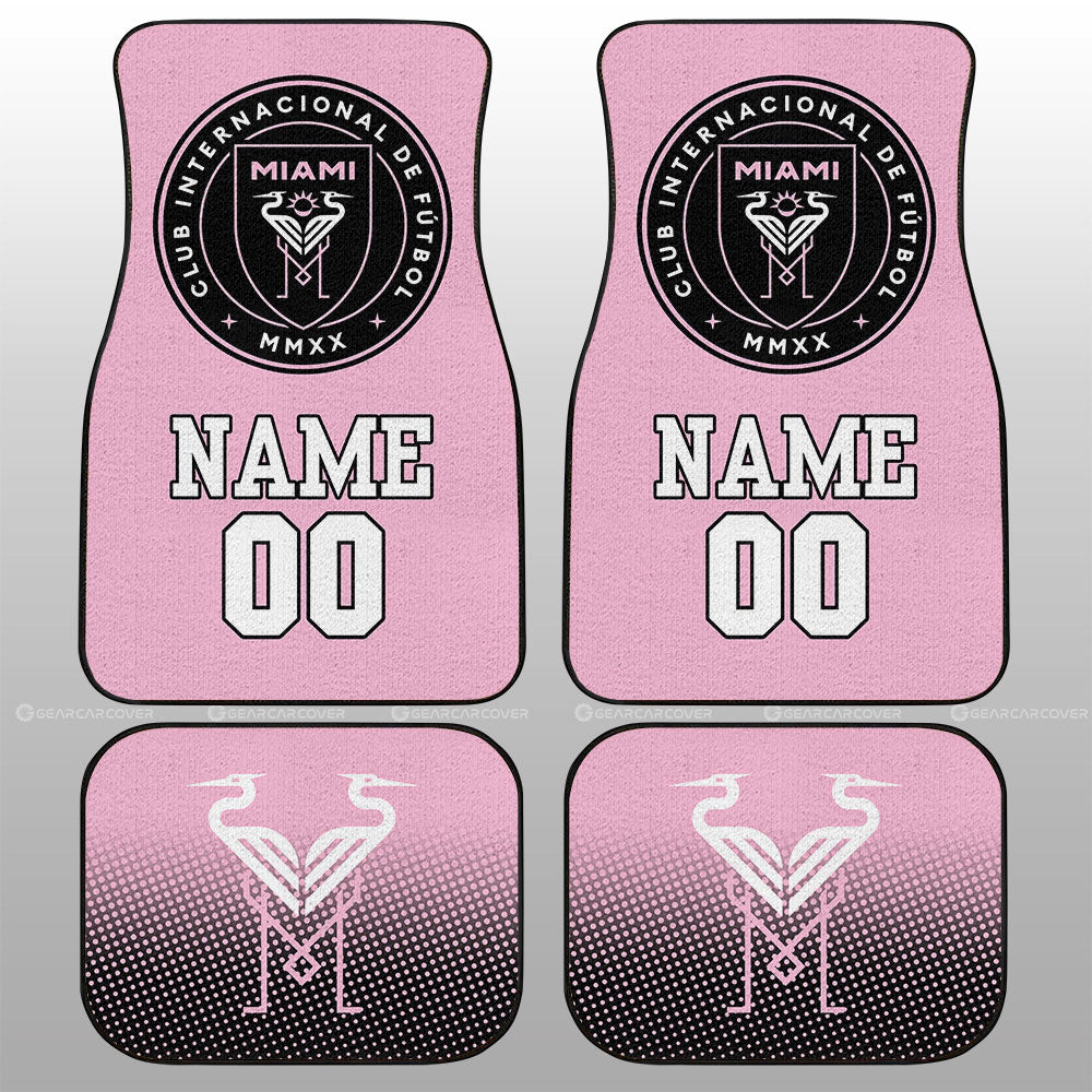 Inter Miami CF Car Floor Mats Sporty Team Collection - Gearcarcover - 1