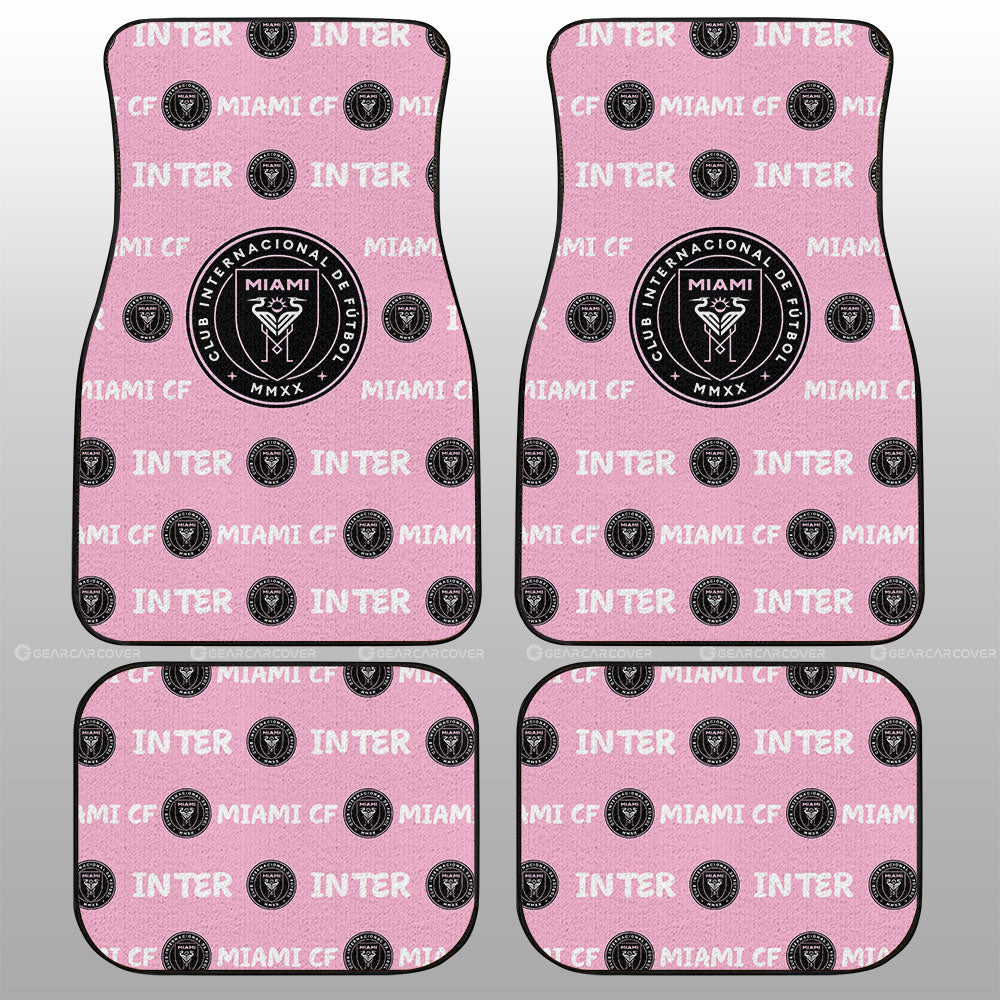 Inter Miami CF Car Floor Mats Sporty Team Collection - Gearcarcover - 1