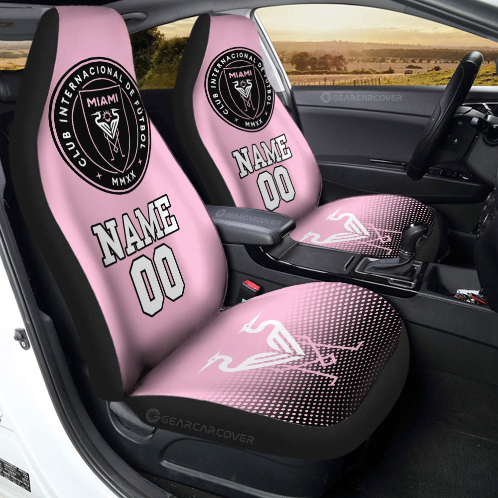 Inter Miami CF Car Seat Covers Sporty Team Collection - Gearcarcover - 2